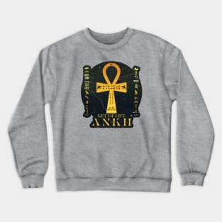 Golden ANKH The Key of Life Crewneck Sweatshirt